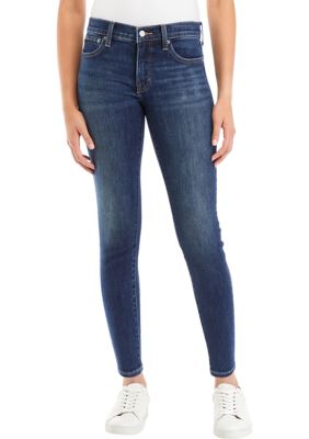 Lucky Brand, Jeans, Lucky Brand Size 0 24 Charlie Skinny Moto Jeans Zipper  Ankle Pockets Low Rise