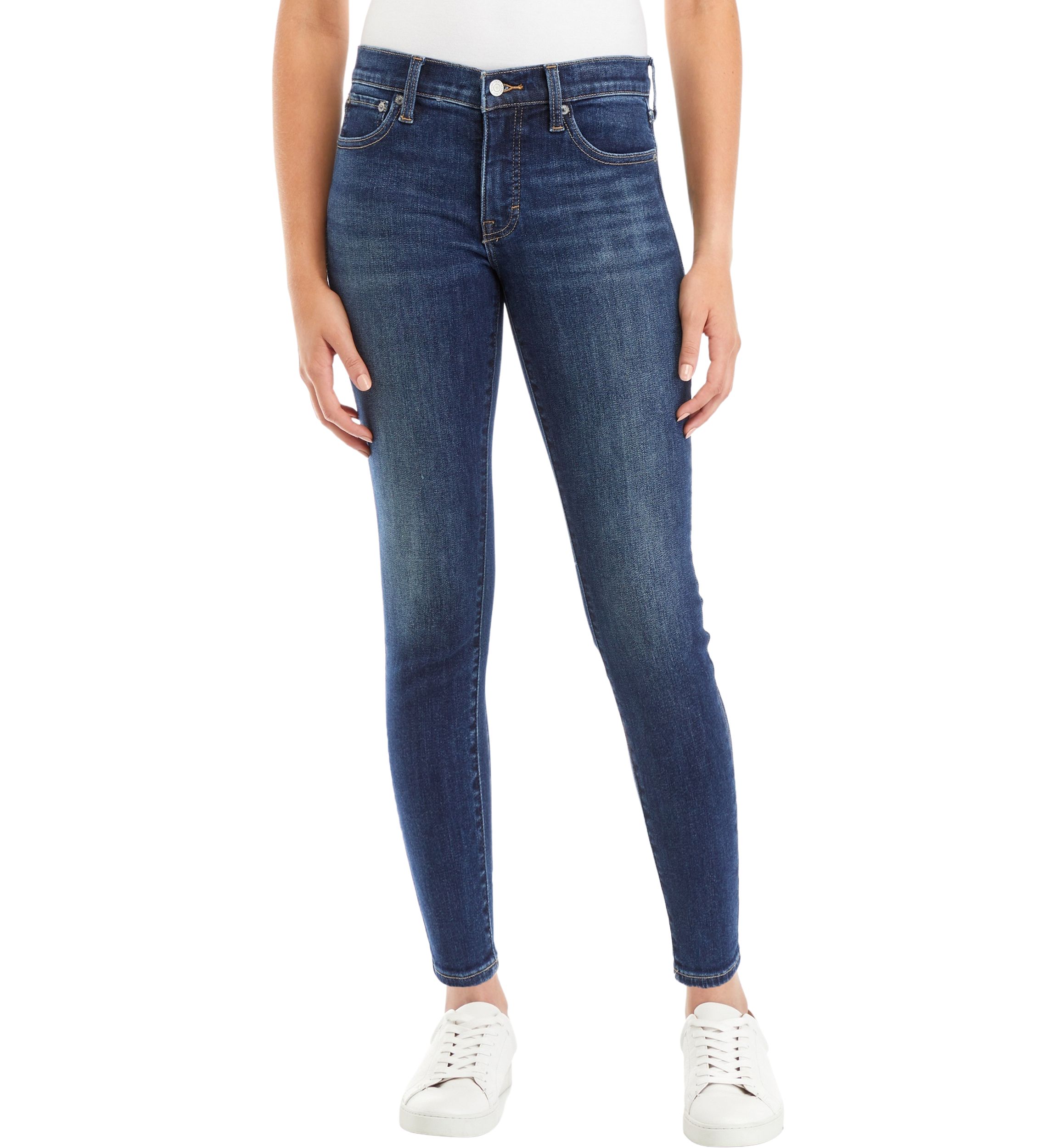 Ava Mid Rise Skinny Jeans