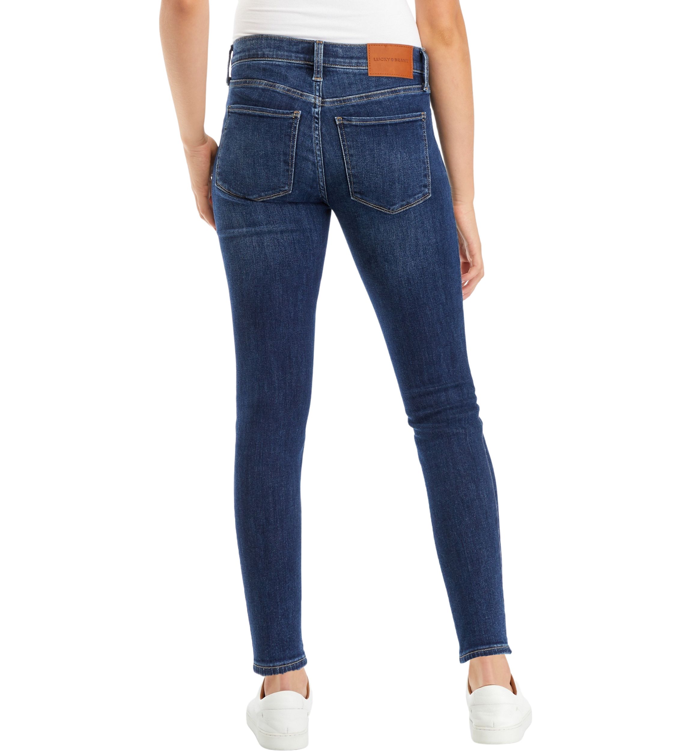 Ava Mid Rise Skinny Jeans