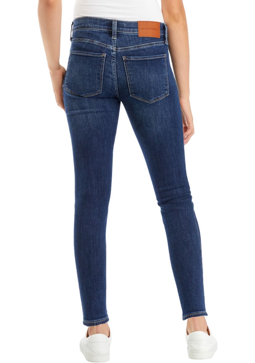 Ava Mid Rise Skinny Jeans