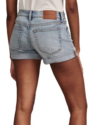 Ava Mid Rise Roll Shorts