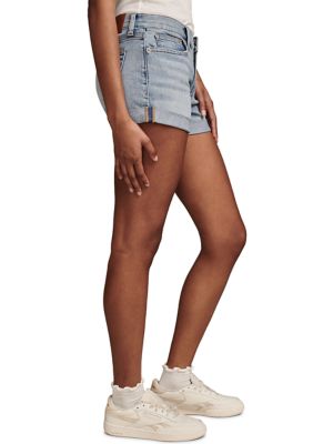 Ava Mid Rise Roll Shorts