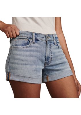 Ava Mid Rise Roll Shorts