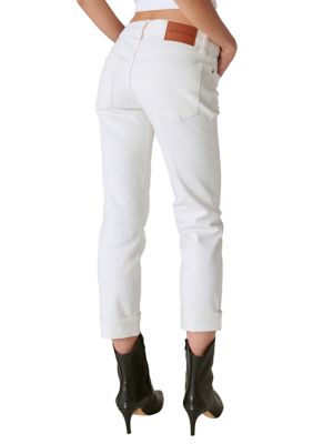 Women's Mid Rise Cropped Cuffed Jeans