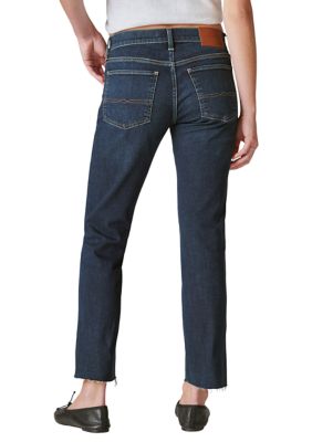 Women's Mid Rise Cropped Cuff Jeans