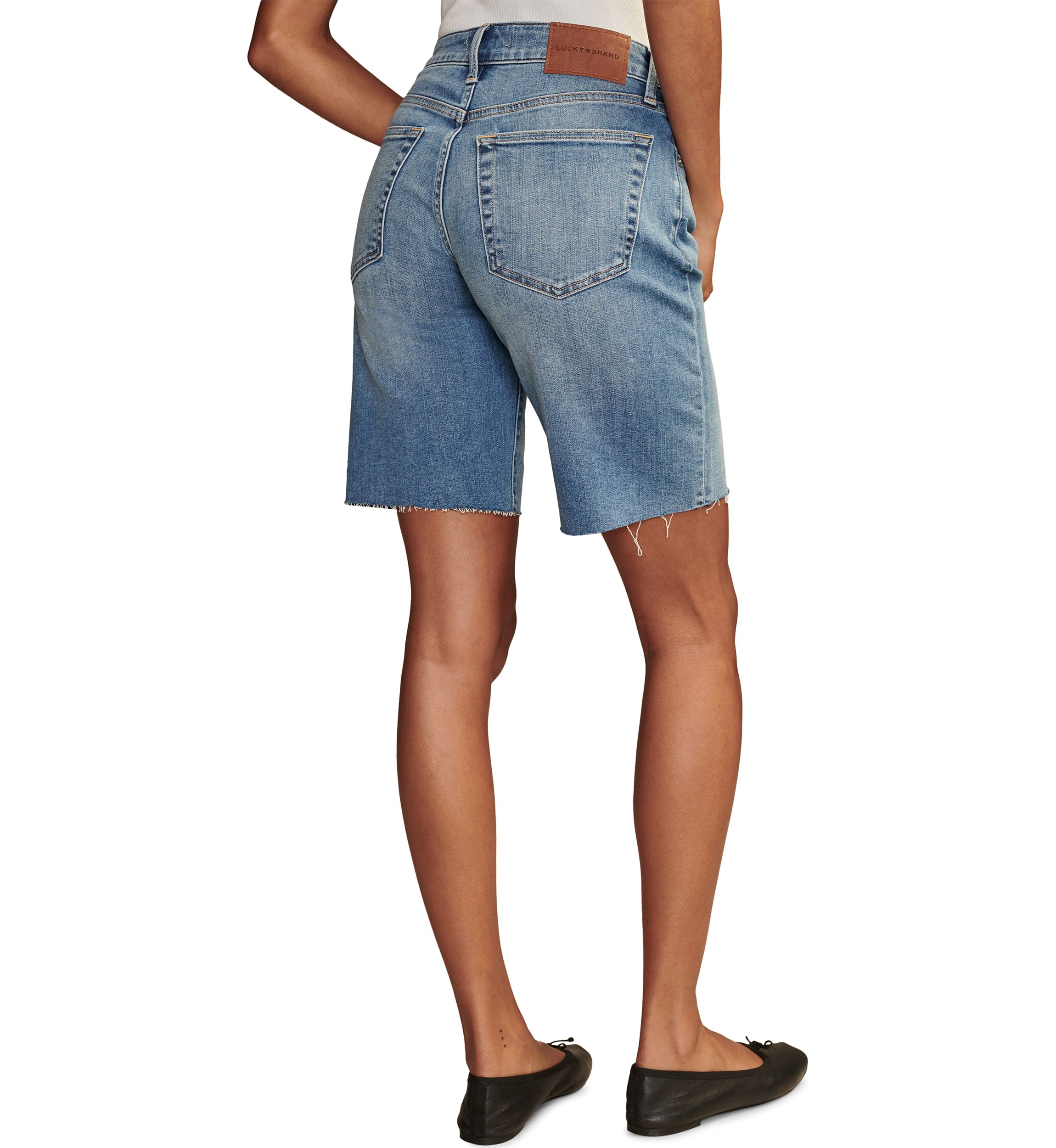 Cut Off Bermuda Shorts