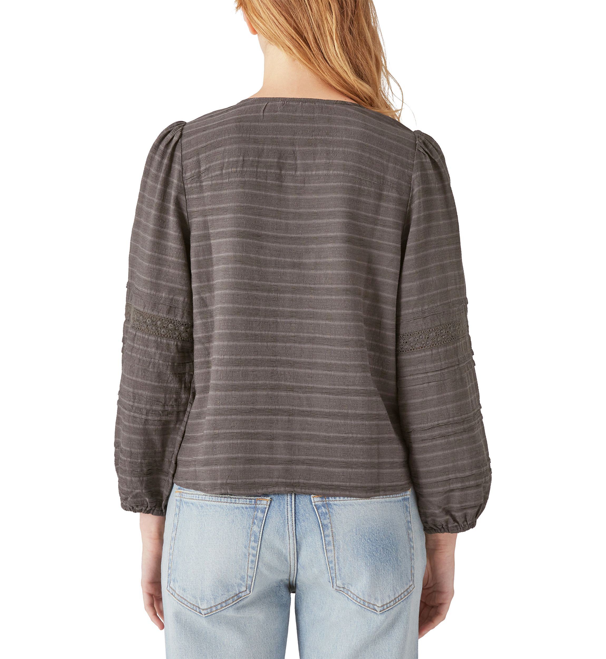 Pintuck Lace Shirt