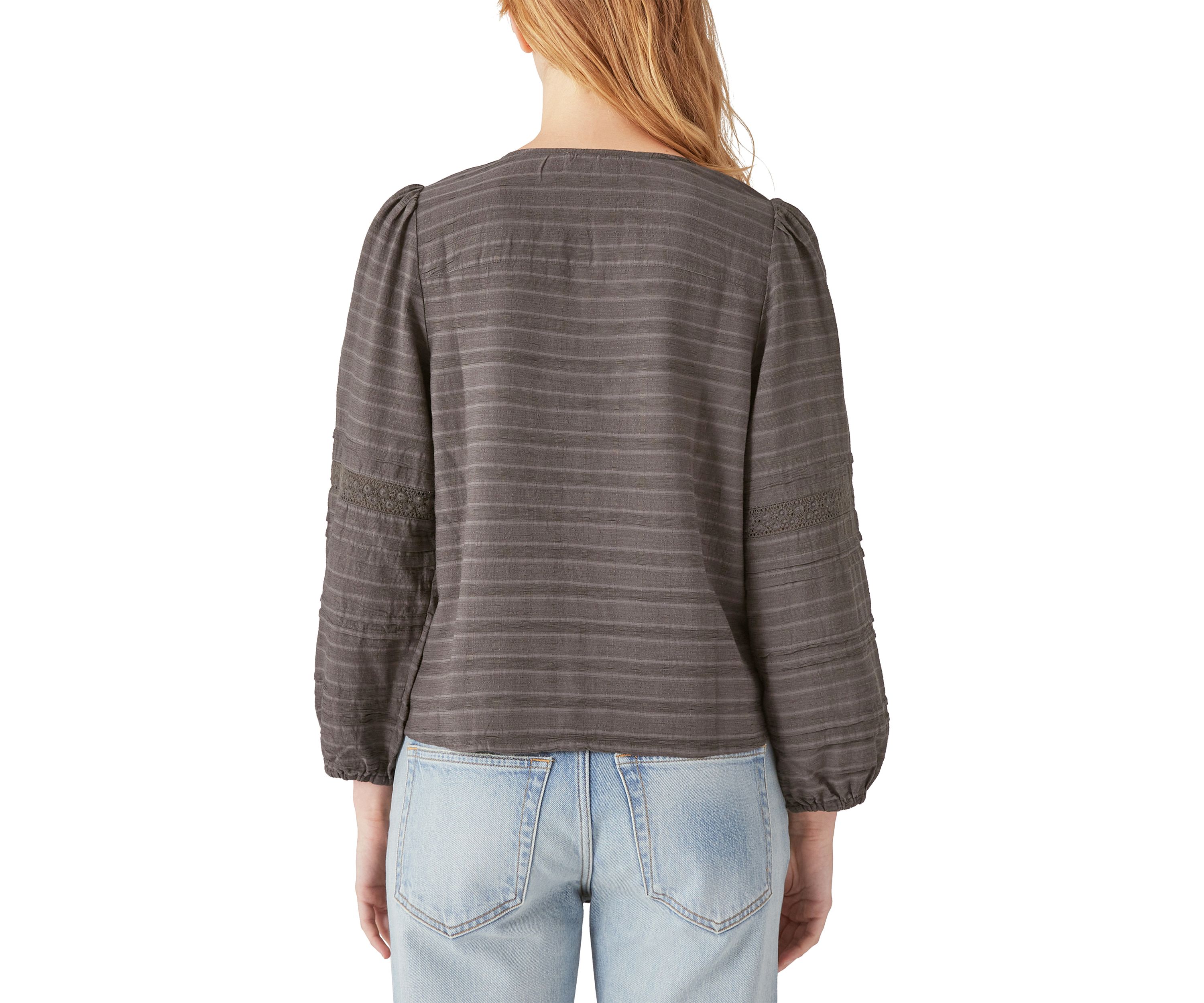 Pintuck Lace Shirt