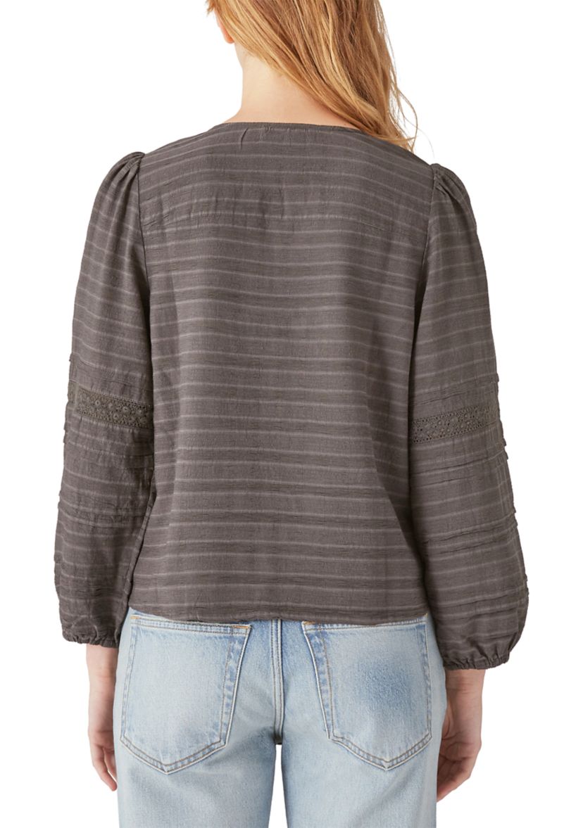 Pintuck Lace Shirt