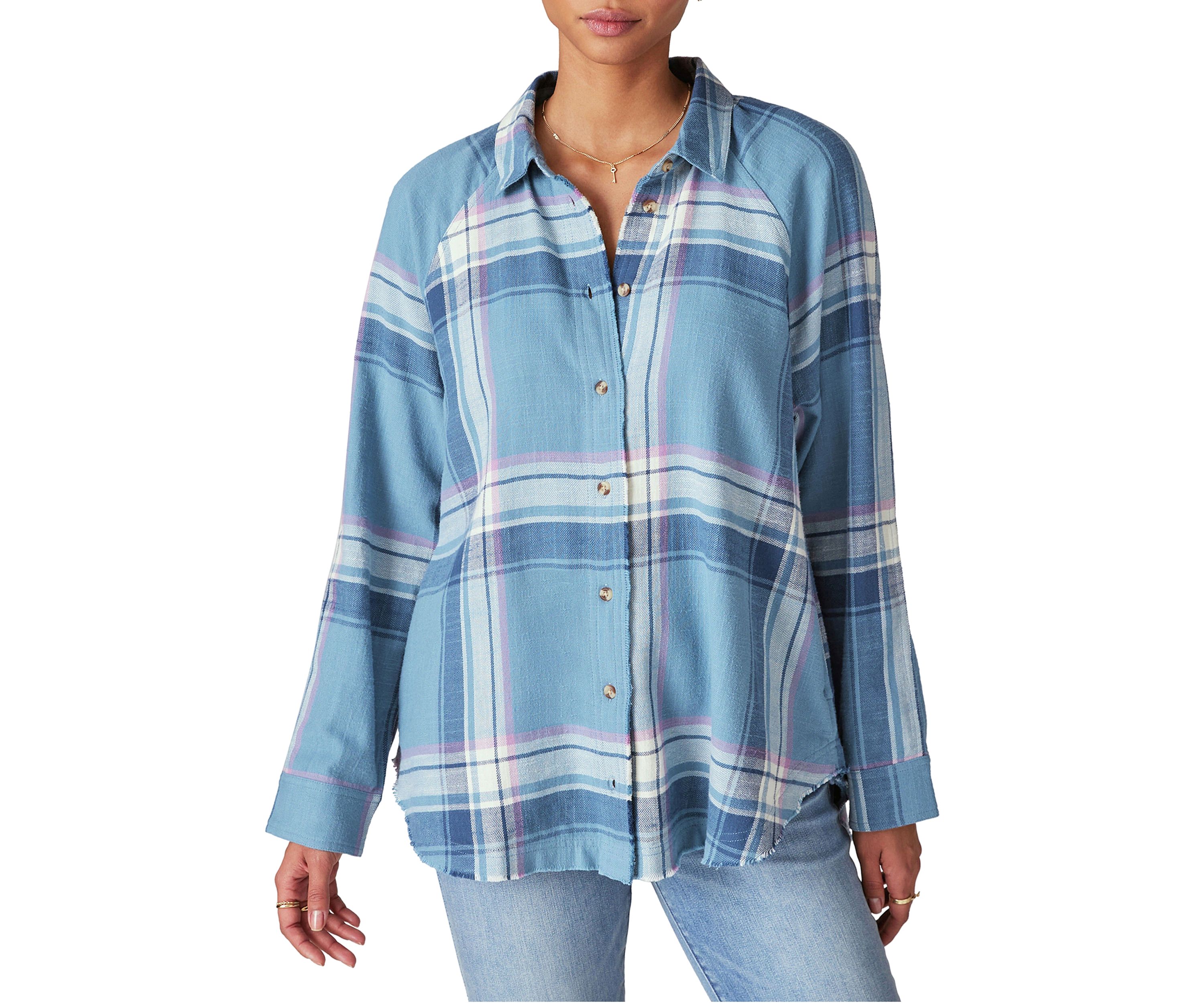 Tunic Plaid Shirt