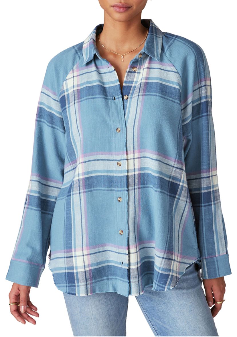 Tunic Plaid Shirt