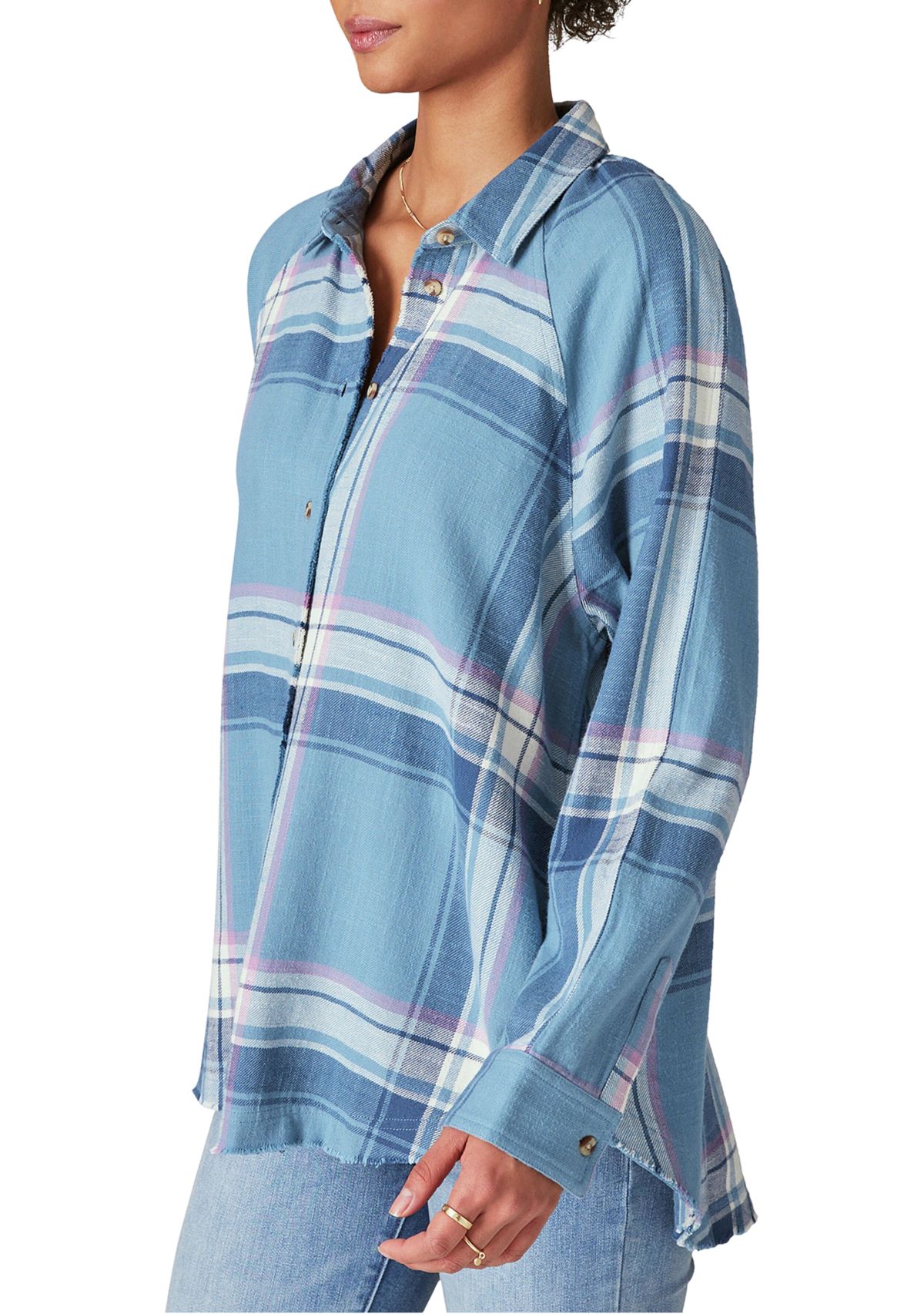 Tunic Plaid Shirt