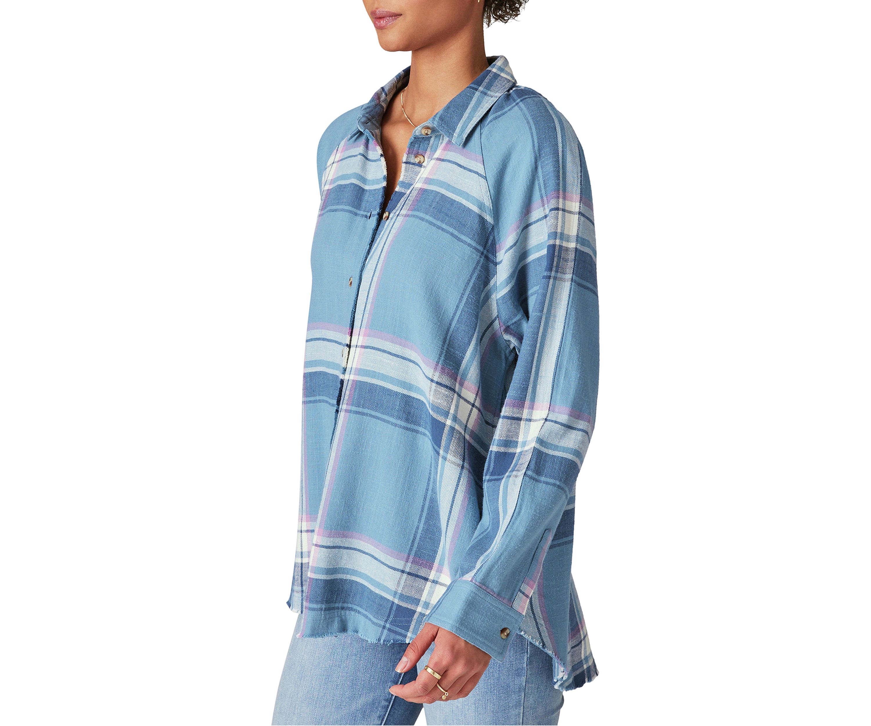 Tunic Plaid Shirt