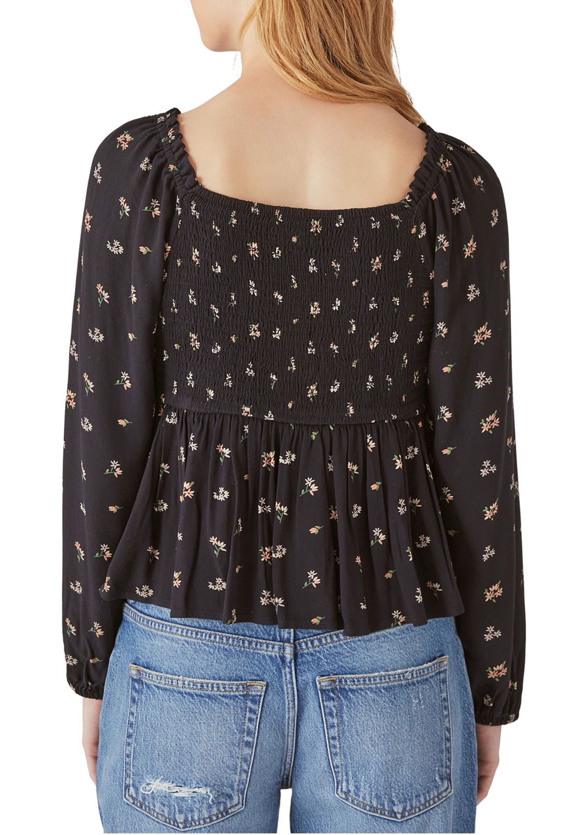Long Sleeve Printed Top