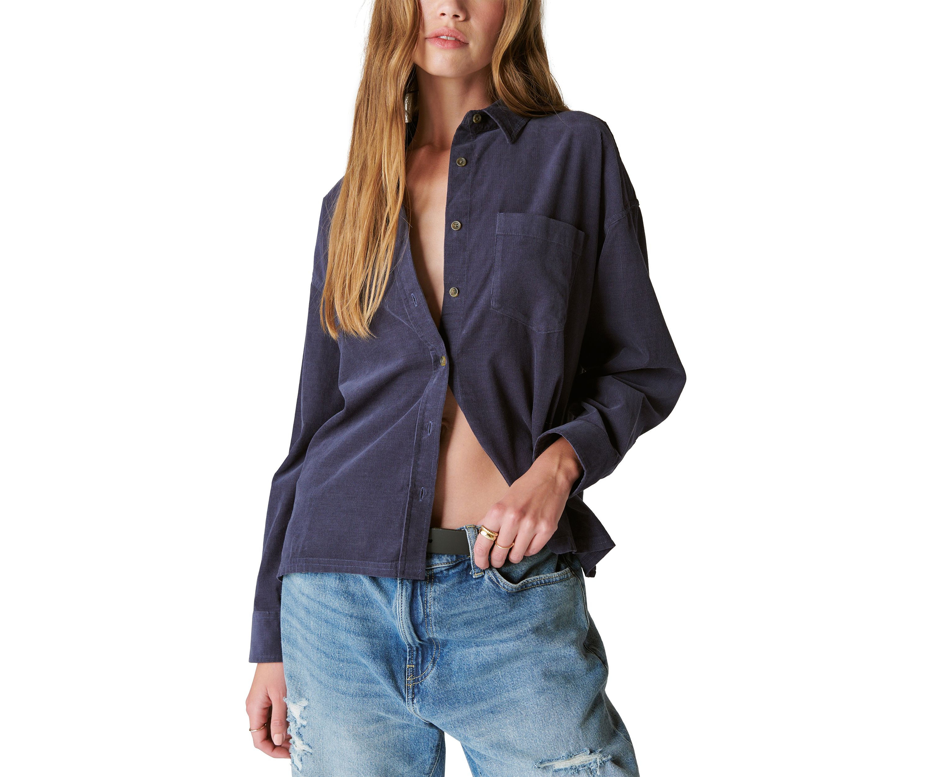 Womens Corduroy Top