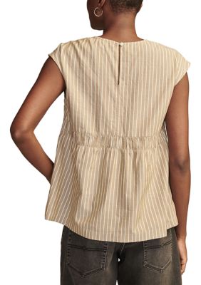 Women's Striped Woven Blouse