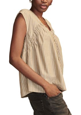 Women's Striped Woven Blouse