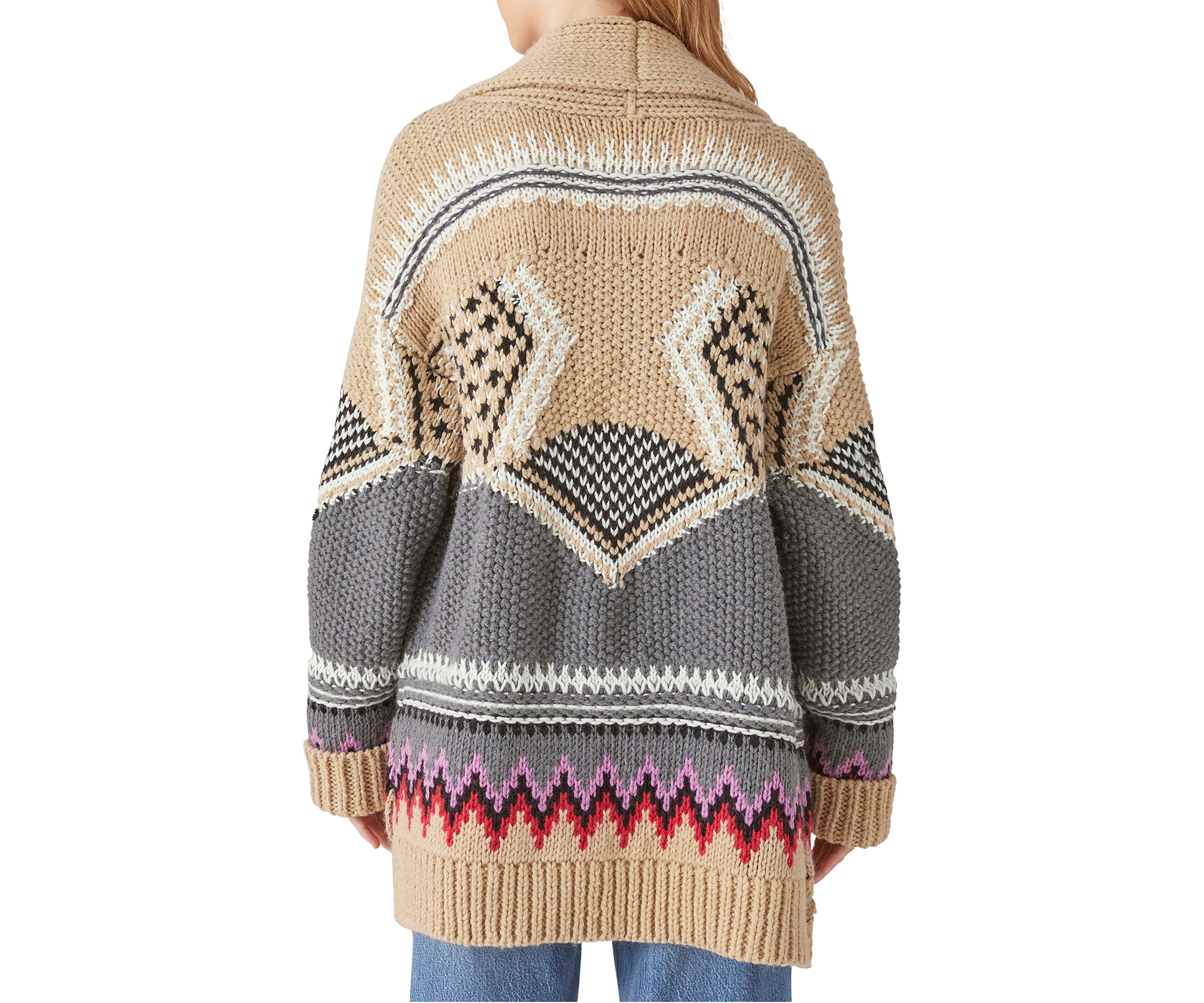 Tribal Print cardigan