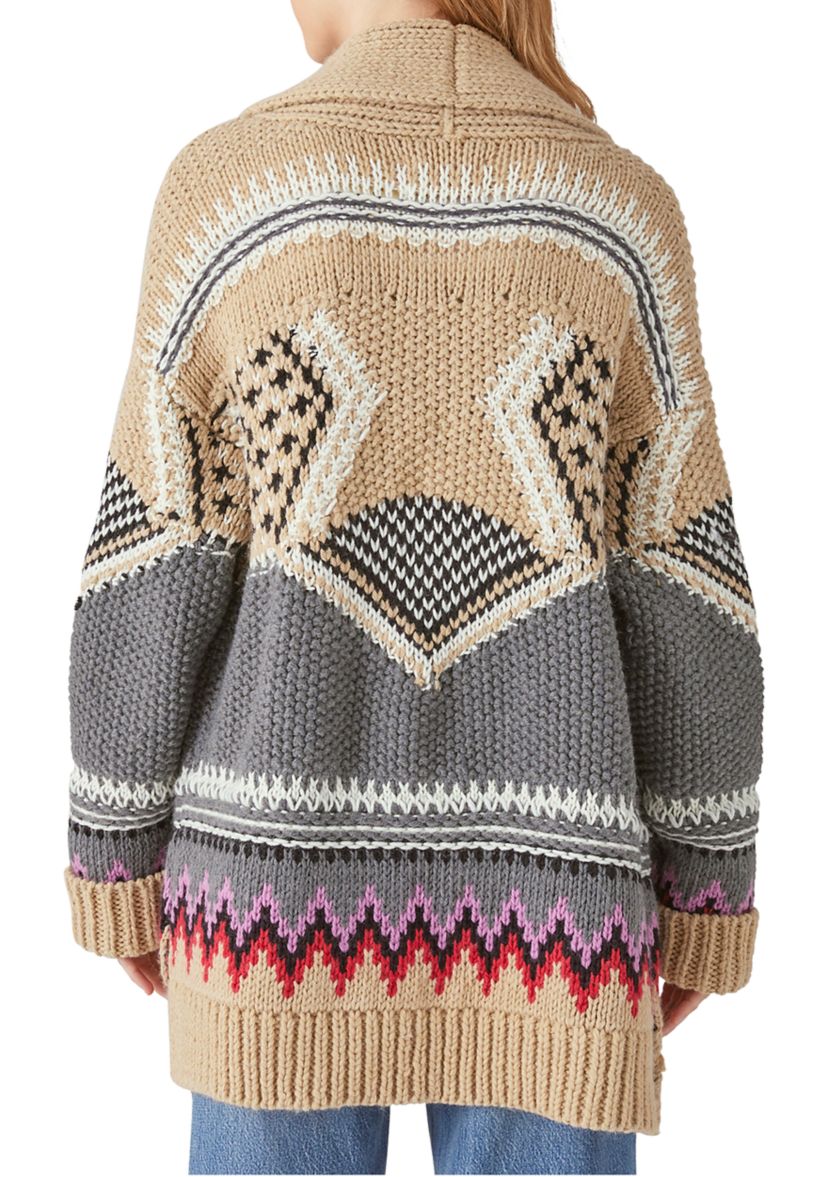 Tribal Print cardigan
