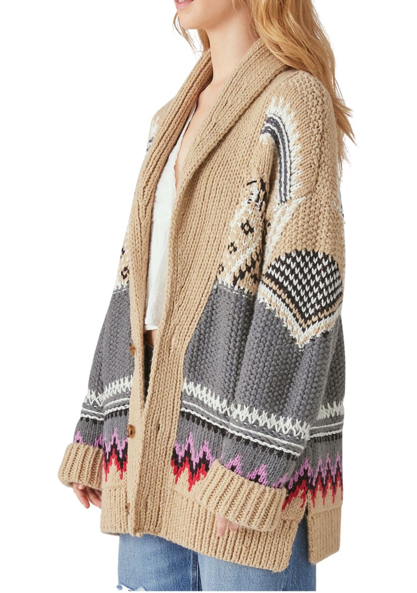 Tribal Print cardigan