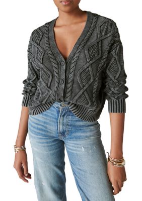 Women's Cable Stitch Cardigan