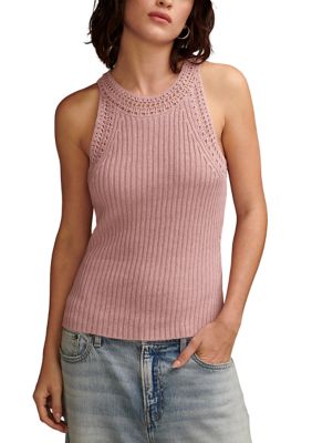 Sleeveless Halter Sweater