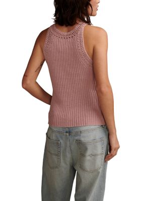 Sleeveless Halter Sweater