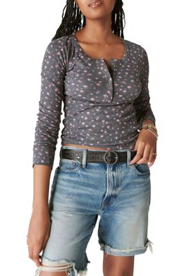 Lucky Brand top. Belk.com  Lucky brand tops, Tops, Knit top