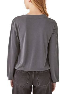 Long Sleeve Wrap Top