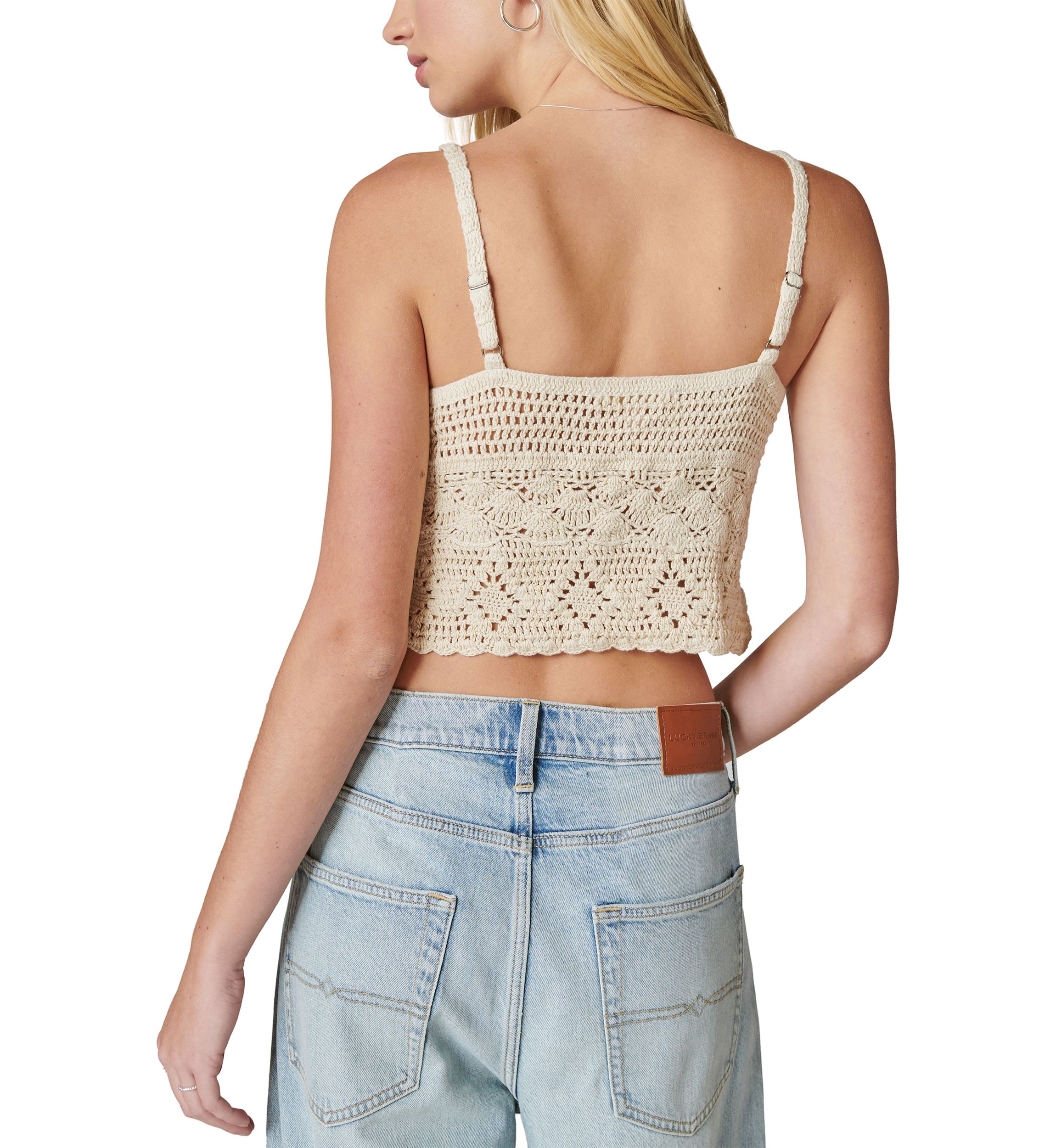 Womens Crochet Tank Top