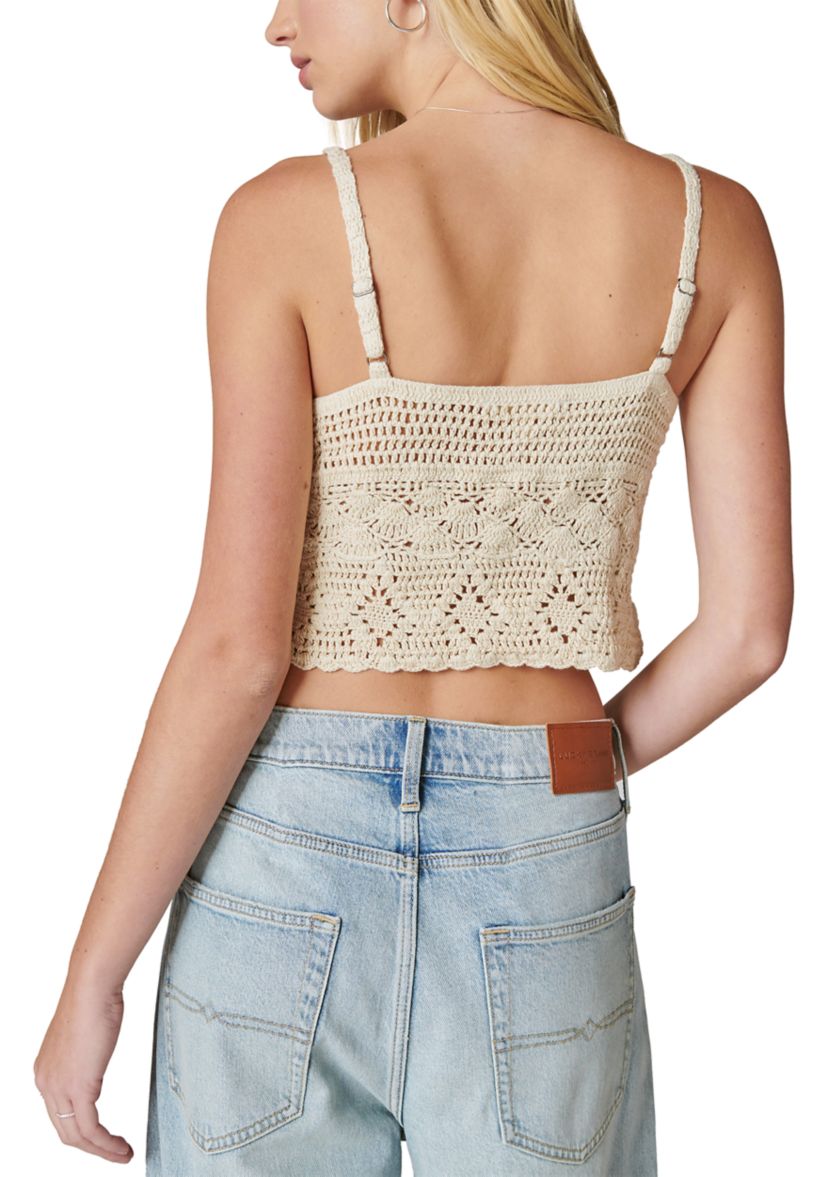 Womens Crochet Tank Top