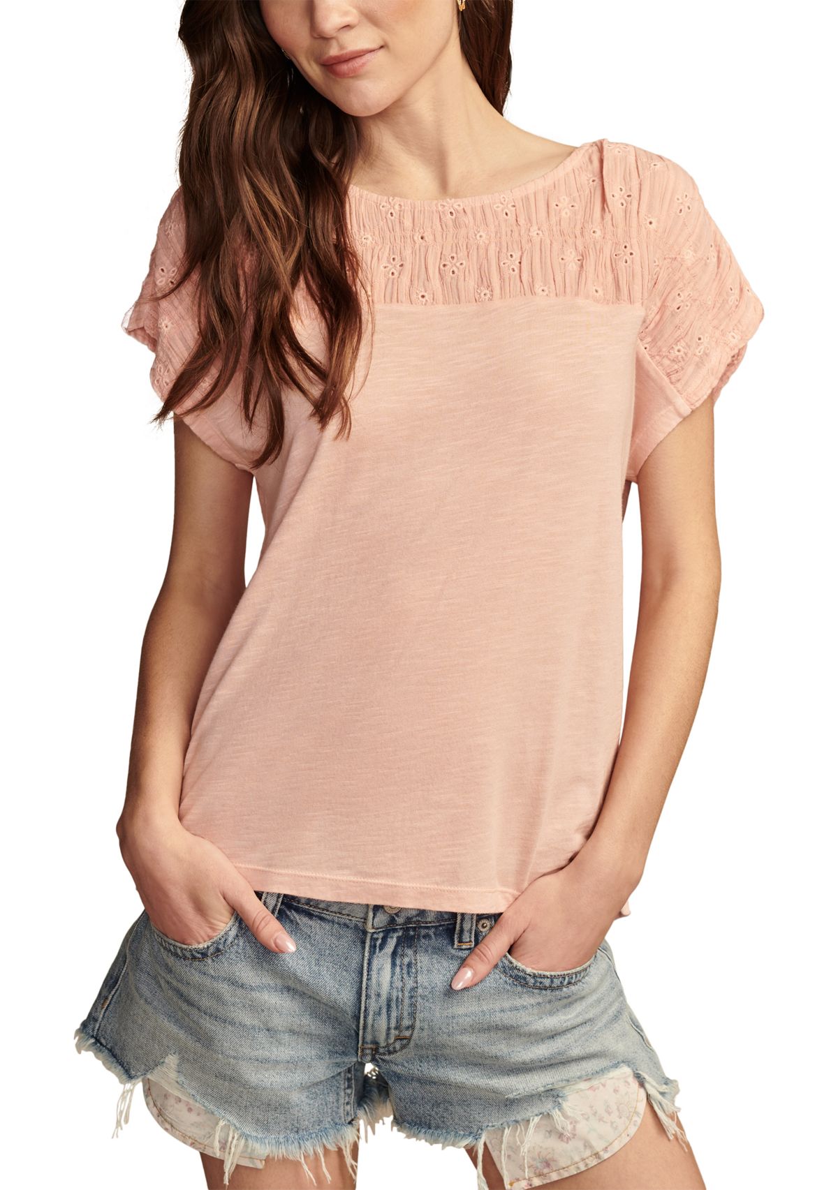 Womens Embroidered T-Shirt