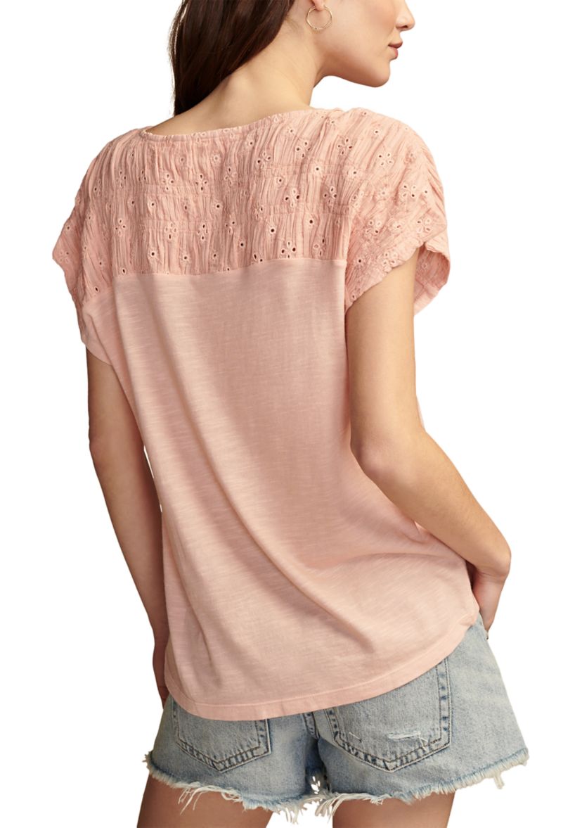 Womens Embroidered T-Shirt