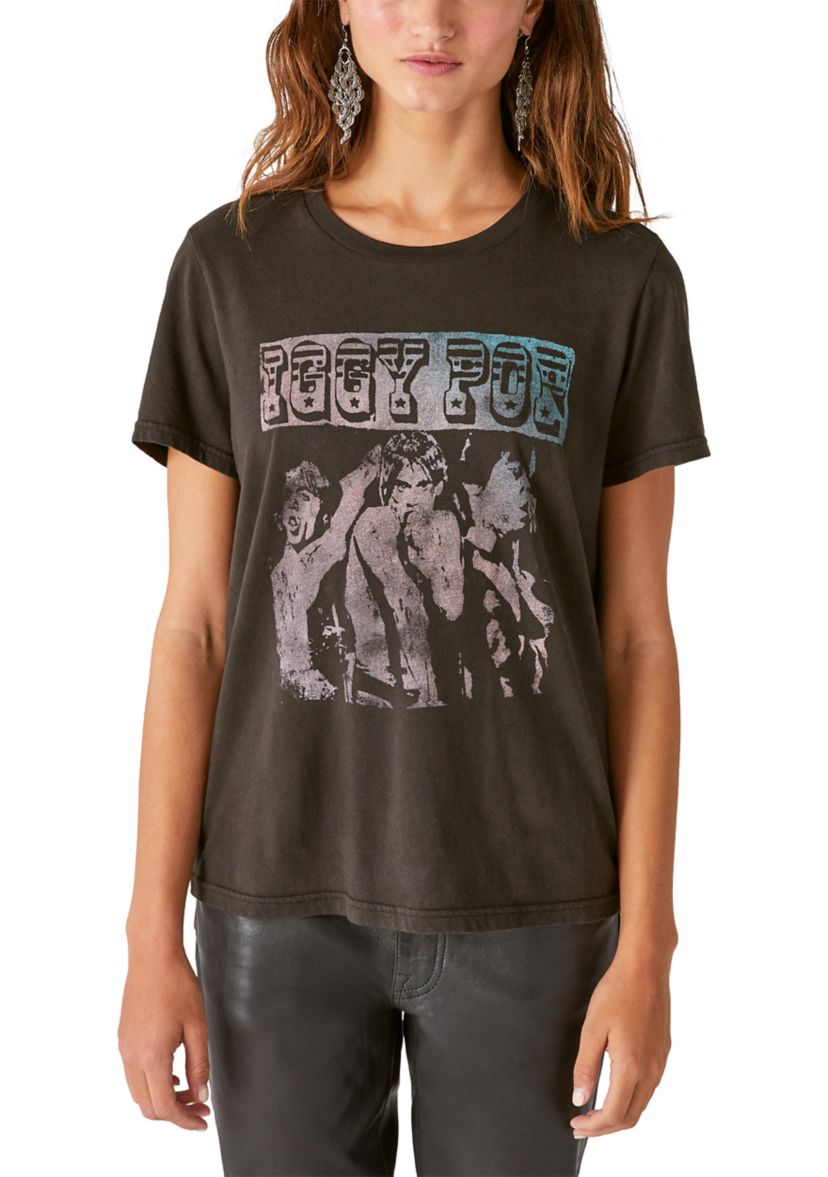 Iggy Pop Classic Crew Neck Graphic T-Shirt