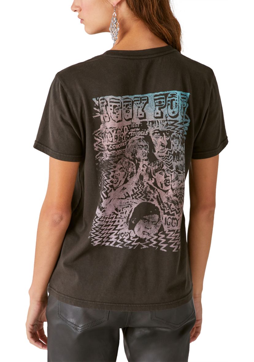 Iggy Pop Classic Crew Neck Graphic T-Shirt