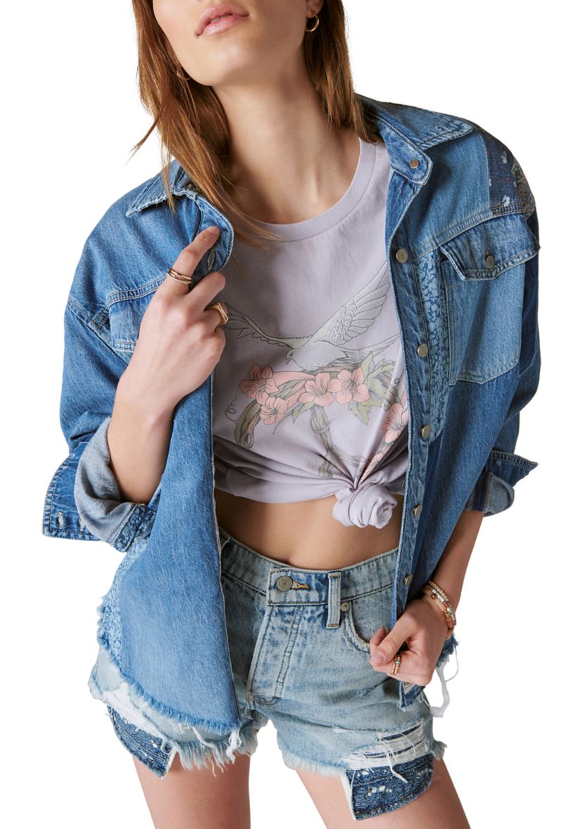 Peaceful Dove Boyfriend Graphic T-Shirt