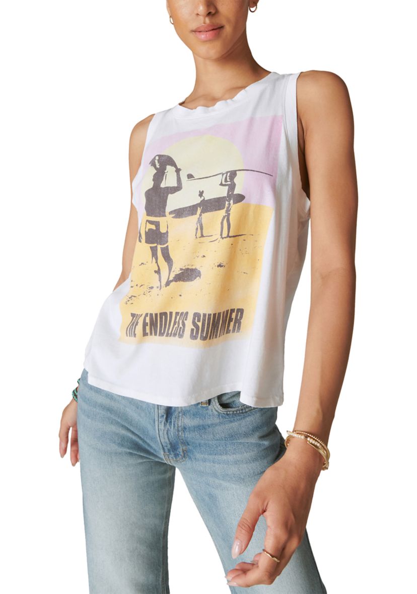 Womens Endless Summer Graphic Tank Top