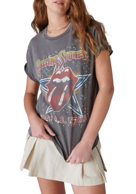 Women's Rolling Stones Embroidered Graphic T-Shirt