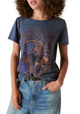 Janis Classic Crew Neck Graphic T-Shirt