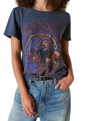 Janis Classic Crew Neck Graphic T-Shirt