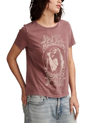 Joplin Classic Crew Neck Graphic T-Shirt