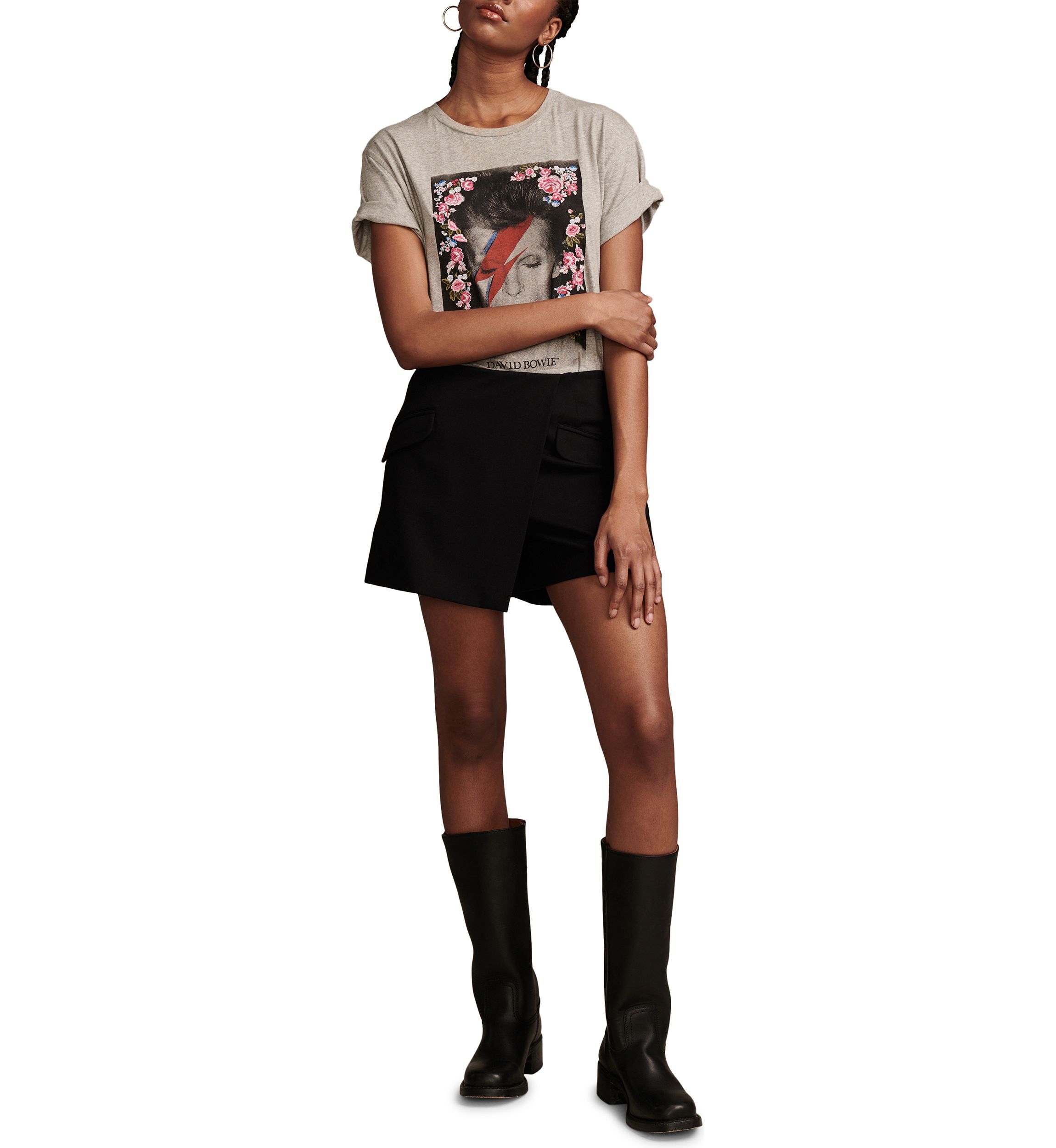 Bowie Boyfriend Graphic T-Shirt
