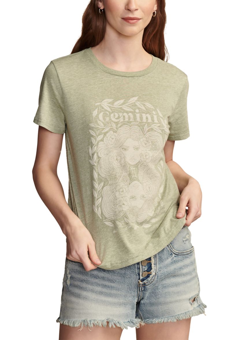 Womens Gemini Graphic T-Shirt