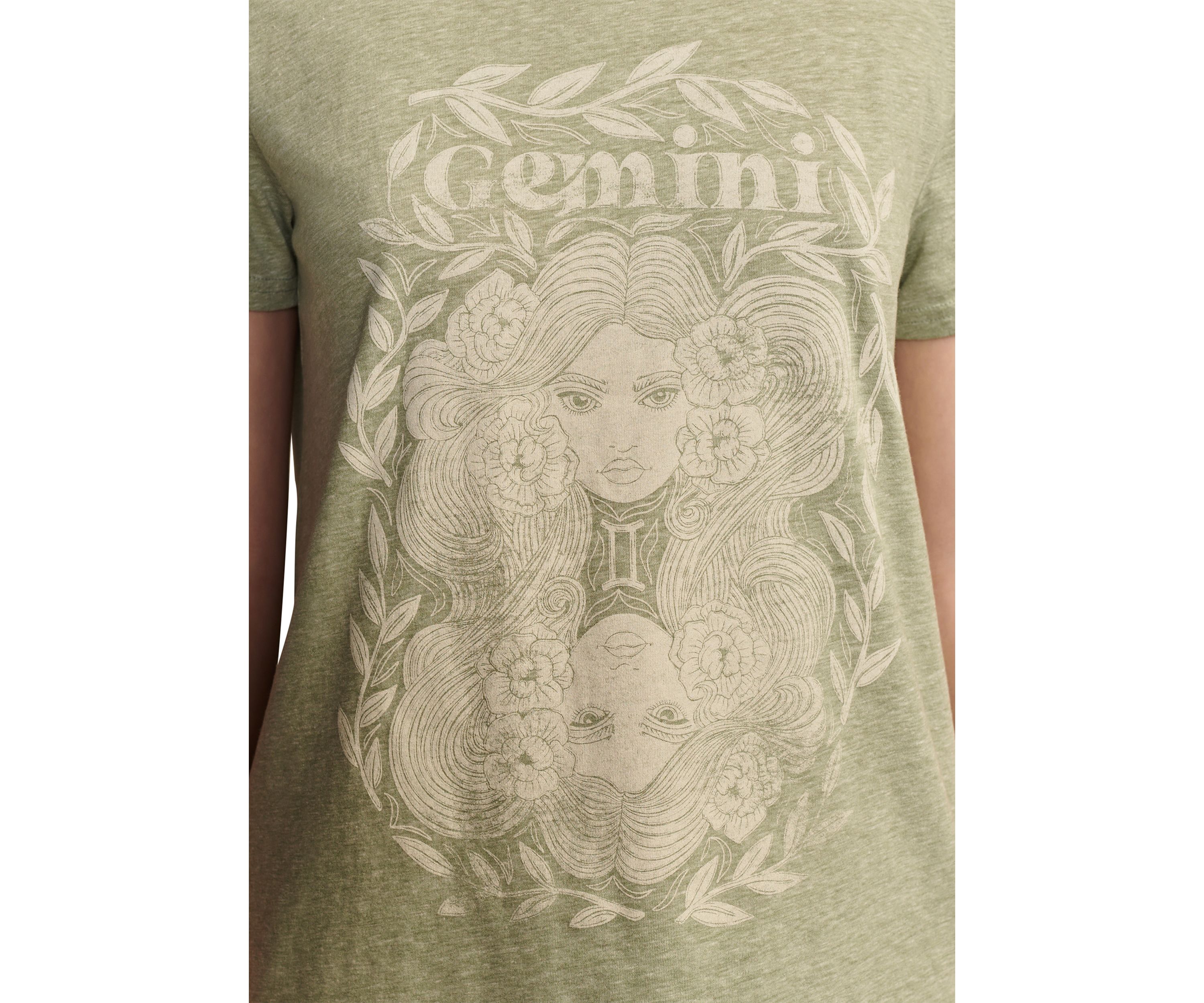 Womens Gemini Graphic T-Shirt