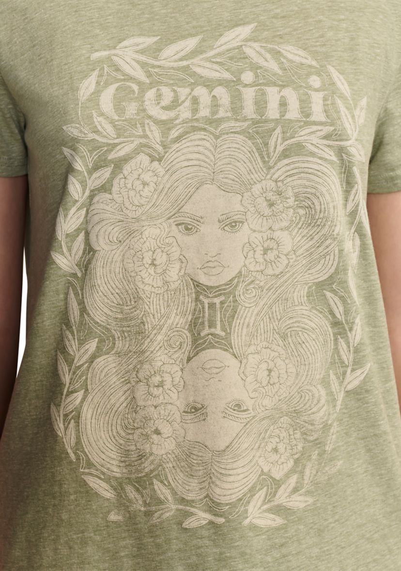Womens Gemini Graphic T-Shirt