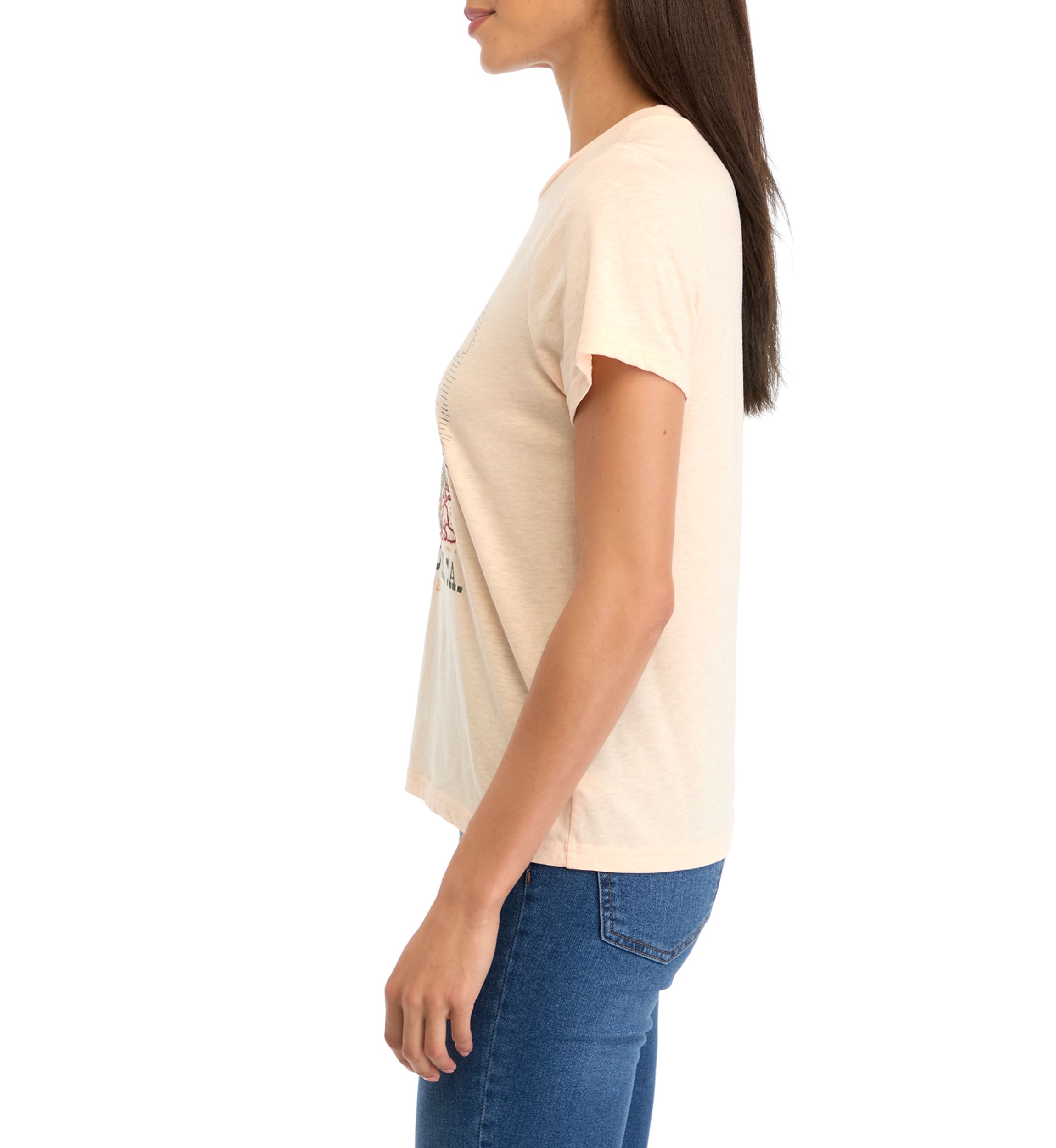 Womens Pioneer Town Graphic T-Shirt