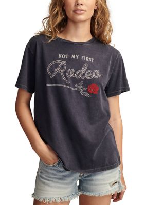 Women's Short Sleeve Rodeo Graphic T-Shirt