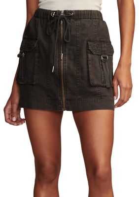 Women's Zip Front Utility Skirt