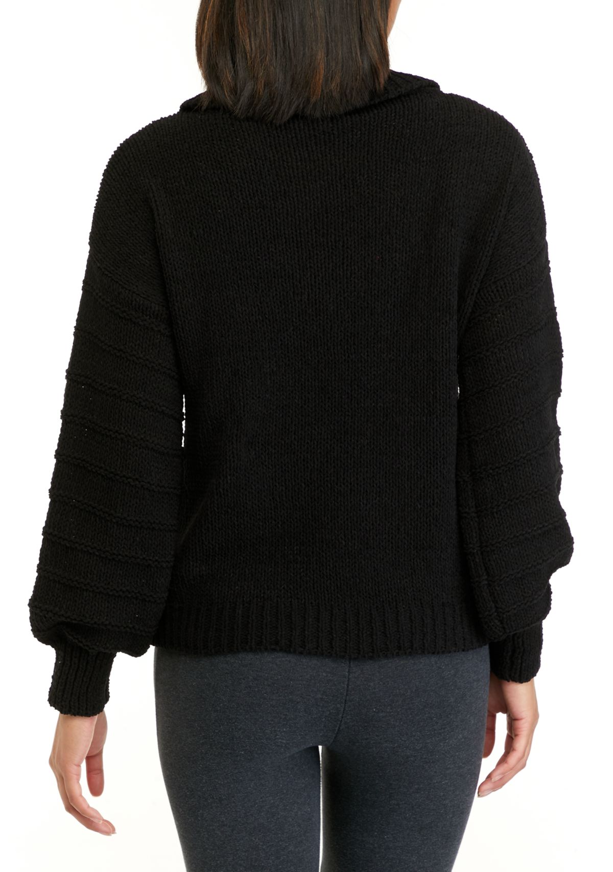 Womens Long Sleeve Cowl Neck Sweater