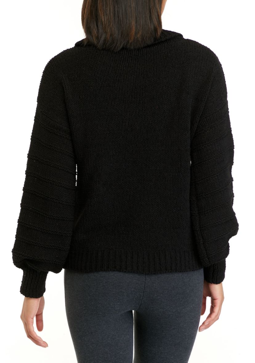 Womens Long Sleeve Cowl Neck Sweater